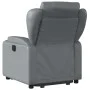 Sillón reclinable elevable cuero artificial gris de , Sillones - Ref: Foro24-3204547, Precio: 284,34 €, Descuento: %