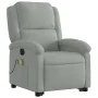 Sillón de masaje reclinable elevable terciopelo gris claro de , Sillones - Ref: Foro24-3204333, Precio: 352,34 €, Descuento: %
