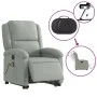 Sillón de masaje reclinable elevable terciopelo gris claro de , Sillones - Ref: Foro24-3204333, Precio: 352,34 €, Descuento: %