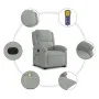 Sillón de masaje reclinable elevable terciopelo gris claro de , Sillones - Ref: Foro24-3204333, Precio: 352,34 €, Descuento: %