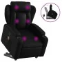Sillón reclinable de masaje de pie cuero artificial negro de , Sillones - Ref: Foro24-3204551, Precio: 331,55 €, Descuento: %