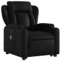Sillón reclinable de masaje de pie cuero artificial negro de , Sillones - Ref: Foro24-3204551, Precio: 331,55 €, Descuento: %