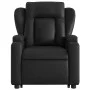 Sillón reclinable de masaje de pie cuero artificial negro de , Sillones - Ref: Foro24-3204551, Precio: 331,55 €, Descuento: %