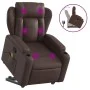 Sillón reclinable de masaje de pie de cuero sintético marrón de , Sillones - Ref: Foro24-3204553, Precio: 329,14 €, Descuento: %