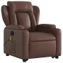 Sillón reclinable de masaje de pie de cuero sintético marrón de , Sillones - Ref: Foro24-3204553, Precio: 329,14 €, Descuento: %