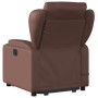 Sillón reclinable de masaje de pie de cuero sintético marrón de , Sillones - Ref: Foro24-3204553, Precio: 311,82 €, Descuento: %