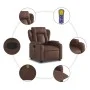 Sillón reclinable de masaje de pie de cuero sintético marrón de , Sillones - Ref: Foro24-3204553, Precio: 329,14 €, Descuento: %