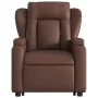 Sillón reclinable de masaje de pie de cuero sintético marrón de , Sillones - Ref: Foro24-3204553, Precio: 329,14 €, Descuento: %