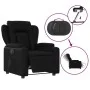 Sillón reclinable eléctrico de cuero sintético negro de , Sillones - Ref: Foro24-3204530, Precio: 268,16 €, Descuento: %