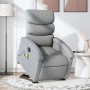 Sillón de masaje eléctrico reclinable elevable tela gris claro de , Sillones - Ref: Foro24-3204014, Precio: 317,54 €, Descuen...