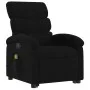 Sillón de masaje eléctrico reclinable elevable tela negro de , Sillones - Ref: Foro24-3204016, Precio: 337,49 €, Descuento: %