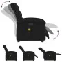 Sillón de masaje eléctrico reclinable elevable tela negro de , Sillones - Ref: Foro24-3204016, Precio: 337,49 €, Descuento: %