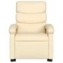 Sillón de masaje eléctrico reclinable elevable tela crema de , Sillones - Ref: Foro24-3204023, Precio: 377,80 €, Descuento: %