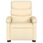 Sillón de masaje eléctrico reclinable elevable tela crema de , Sillones - Ref: Foro24-3204023, Precio: 351,46 €, Descuento: %