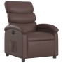Sillón reclinable eléctrico de cuero sintético marrón de , Sillones - Ref: Foro24-3204028, Precio: 268,83 €, Descuento: %