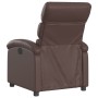 Sillón reclinable eléctrico de cuero sintético marrón de , Sillones - Ref: Foro24-3204028, Precio: 268,83 €, Descuento: %