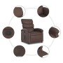 Sillón reclinable eléctrico de cuero sintético marrón de , Sillones - Ref: Foro24-3204028, Precio: 268,83 €, Descuento: %