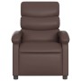 Sillón reclinable eléctrico de cuero sintético marrón de , Sillones - Ref: Foro24-3204028, Precio: 268,83 €, Descuento: %