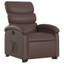 Sillón reclinable elevable cuero sintético marrón de , Sillones - Ref: Foro24-3204042, Precio: 293,73 €, Descuento: %