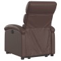 Sillón reclinable elevable cuero sintético marrón de , Sillones - Ref: Foro24-3204042, Precio: 293,73 €, Descuento: %