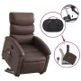 Brauner Kunstleder-Fußmassage-Sessel mit Liegefunktion von , Sessel - Ref: Foro24-3204049, Preis: 286,42 €, Rabatt: %
