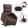 Sillón reclinable de masaje de pie de cuero sintético marrón de , Sillones - Ref: Foro24-3204049, Precio: 266,77 €, Descuento: %