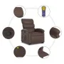 Brauner Kunstleder-Fußmassage-Sessel mit Liegefunktion von , Sessel - Ref: Foro24-3204049, Preis: 286,42 €, Rabatt: %