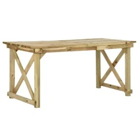Mesa de jardín de madera 160x79x75 cm de vidaXL, Mesas de jardín - Ref: Foro24-44898, Precio: 191,94 €, Descuento: %