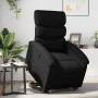 Sillón reclinable elevable cuero artificial negro de , Sillones - Ref: Foro24-3204040, Precio: 277,28 €, Descuento: %