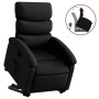 Sillón reclinable elevable cuero artificial negro de , Sillones - Ref: Foro24-3204040, Precio: 271,84 €, Descuento: %
