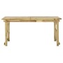 Mesa de jardín de madera 160x79x75 cm de vidaXL, Mesas de jardín - Ref: Foro24-44898, Precio: 200,29 €, Descuento: %