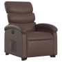 Sillón reclinable elevable eléctrico de cuero sintético marrón de , Sillones - Ref: Foro24-3204056, Precio: 334,70 €, Descuen...