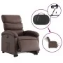 Sillón reclinable elevable eléctrico de cuero sintético marrón de , Sillones - Ref: Foro24-3204056, Precio: 341,93 €, Descuen...