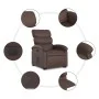 Sillón reclinable elevable eléctrico de cuero sintético marrón de , Sillones - Ref: Foro24-3204056, Precio: 341,93 €, Descuen...
