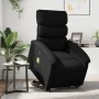 Sillón de masaje elevable eléctrico cuero sintético negro de , Sillones - Ref: Foro24-3204061, Precio: 336,50 €, Descuento: %