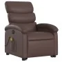 Sillón de masaje elevable eléctrico cuero sintético marrón de , Sillones - Ref: Foro24-3204063, Precio: 336,74 €, Descuento: %