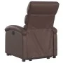 Sillón de masaje elevable eléctrico cuero sintético marrón de , Sillones - Ref: Foro24-3204063, Precio: 336,74 €, Descuento: %