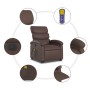 Sillón de masaje elevable eléctrico cuero sintético marrón de , Sillones - Ref: Foro24-3204063, Precio: 314,67 €, Descuento: %