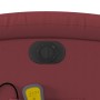Sillón de masaje reclinable de cuero artificial rojo tinto de , Sillones - Ref: Foro24-3204037, Precio: 241,33 €, Descuento: %