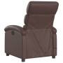 Sillón de masaje reclinable eléctrico cuero sintético marrón de , Sillones - Ref: Foro24-3204035, Precio: 247,74 €, Descuento: %