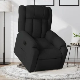 Sillón eléctrico reclinable elevable de tela negro de , Sillones - Ref: Foro24-3205342, Precio: 336,97 €, Descuento: %
