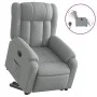 Sillón eléctrico reclinable elevable de tela gris claro de , Sillones - Ref: Foro24-3205340, Precio: 362,30 €, Descuento: %