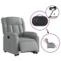 Sillón eléctrico reclinable elevable de tela gris claro de , Sillones - Ref: Foro24-3205340, Precio: 337,07 €, Descuento: %
