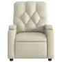Elektrischer Relaxsessel aus cremefarbenem Kunstleder. von , Sessel - Ref: Foro24-3204759, Preis: 251,01 €, Rabatt: %