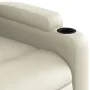 Elektrischer Relaxsessel aus cremefarbenem Kunstleder. von , Sessel - Ref: Foro24-3204759, Preis: 251,01 €, Rabatt: %