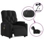 Sillón de masaje reclinable eléctrico cuero sintético negro de , Sillones - Ref: Foro24-3204765, Precio: 263,71 €, Descuento: %