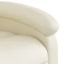 Sillón reclinable de masaje de pie cuero artificial color crema de , Sillones - Ref: Foro24-3204234, Precio: 297,27 €, Descue...
