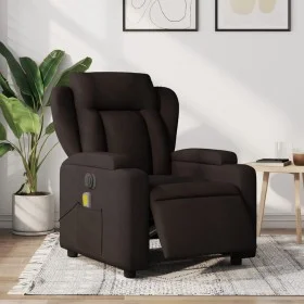 Elektrischer Massage-Fernsehsessel aus dunkelbraunem Stoff. von , Sessel - Ref: Foro24-3204475, Preis: 300,91 €, Rabatt: %