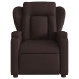 Sillón reclinable de masaje eléctrico tela marrón oscuro de , Sillones - Ref: Foro24-3204475, Precio: 300,90 €, Descuento: %