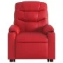 Sillón de majaje elevable eléctrico cuero artificial rojo de , Sillones - Ref: Foro24-3206625, Precio: 405,79 €, Descuento: %